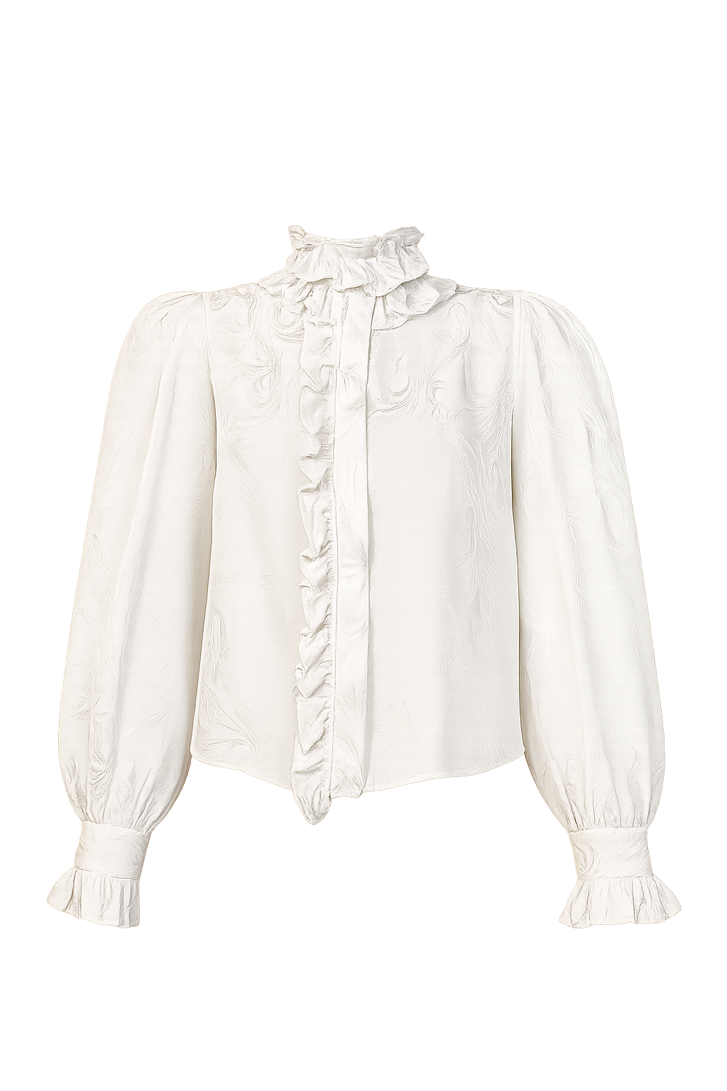 The Ruffled Silk Shirt