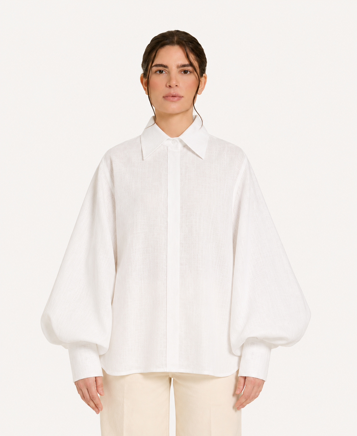 The Balloon Linen Shirt
