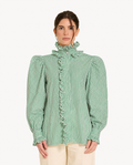 The Volants Shirt – Green Stripe