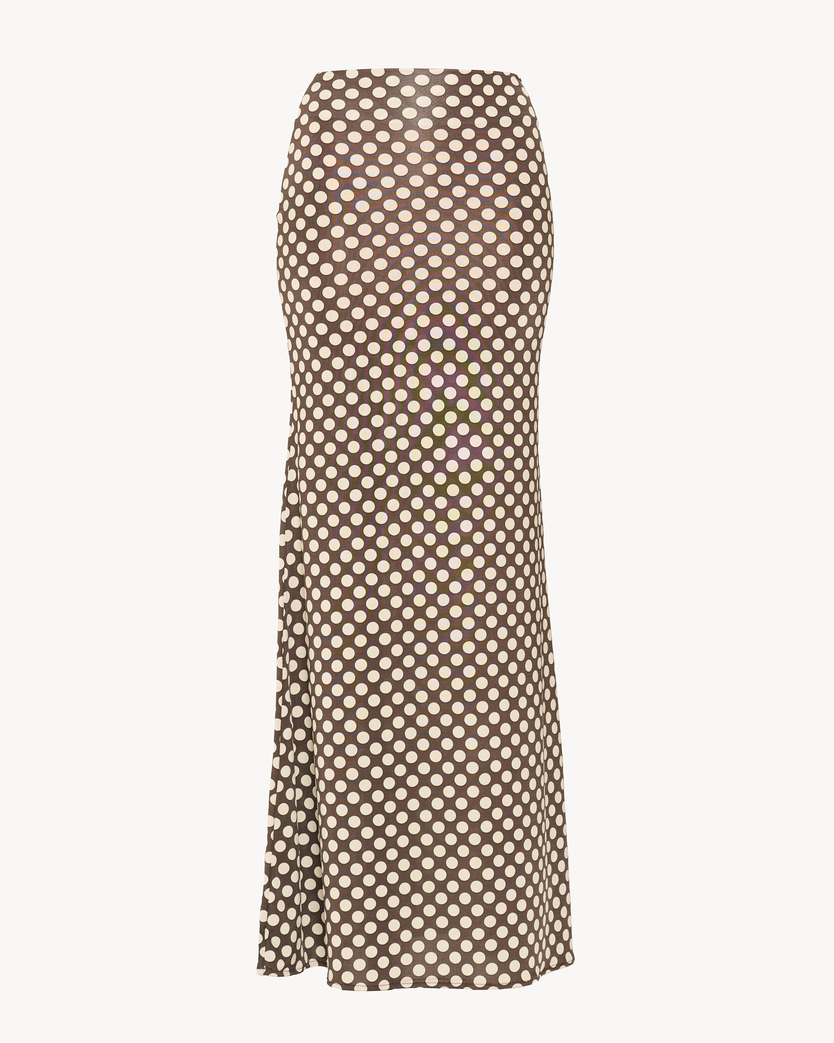The Long-Sleeve Lyrelle Set - Brown Polkadots