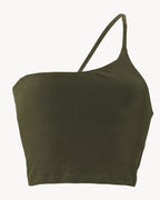 The One-Shoulder Lyrelle Set - Green