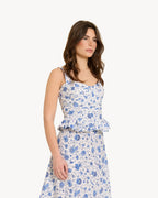 The Bloom Corset - Blue