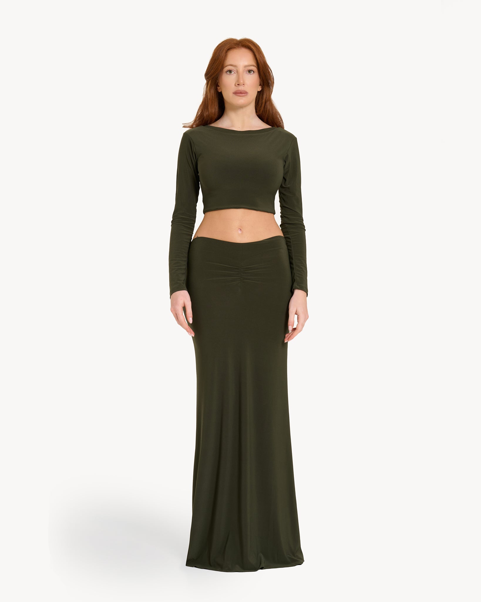 The Long-Sleeve Lyrelle Set - Green
