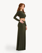 The Long-Sleeve Lyrelle Set - Green