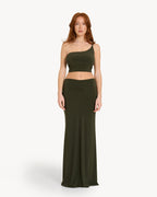 The One-Shoulder Lyrelle Set - Green