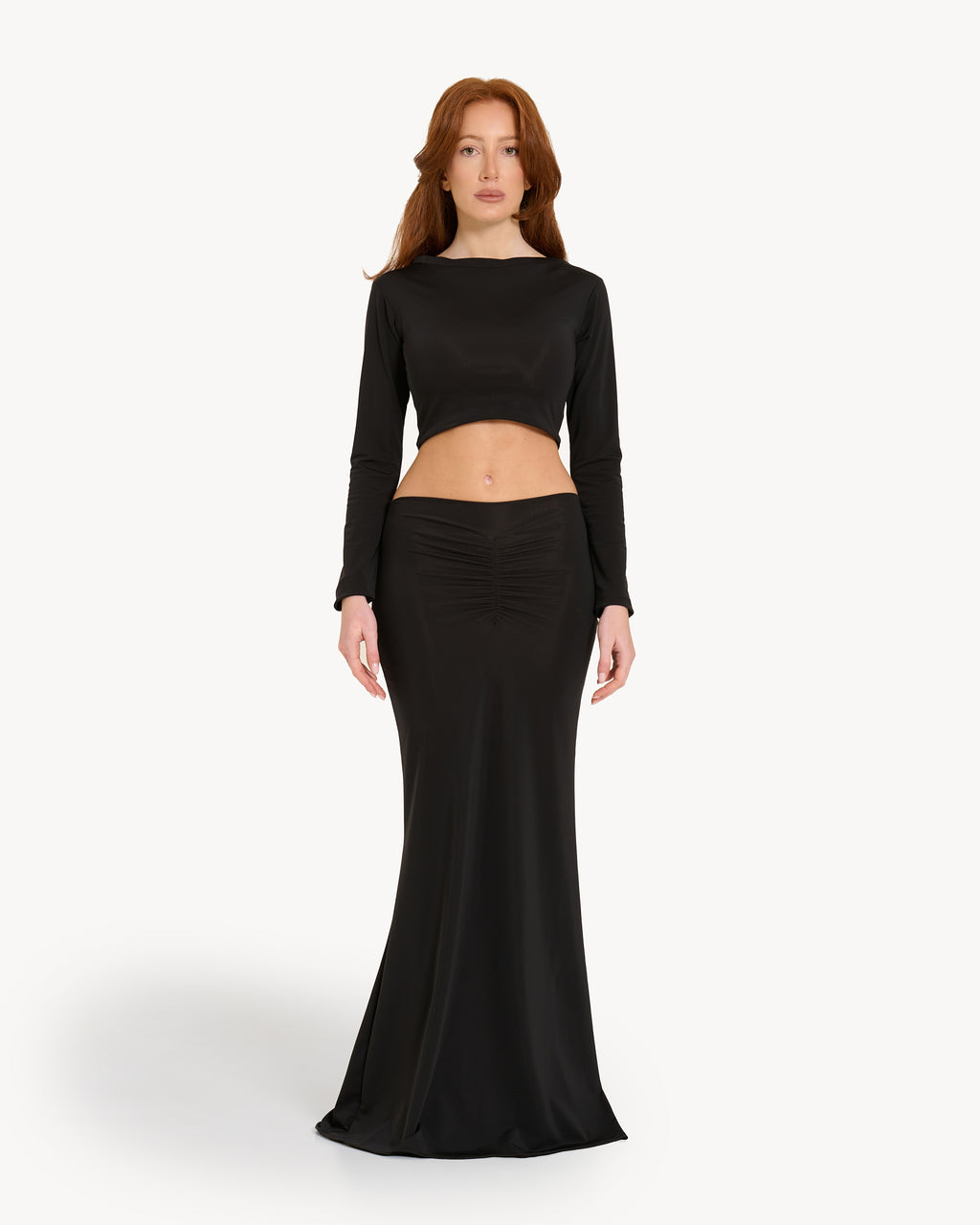 The Long-Sleeve Lyrelle Set - Black
