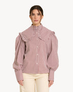 The Fancy Shirt - Bourdeaux Stripe
