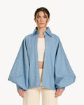 The Denim Balloon Shirt - Light Blue
