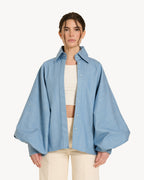 The Denim Balloon Shirt - Light Blue