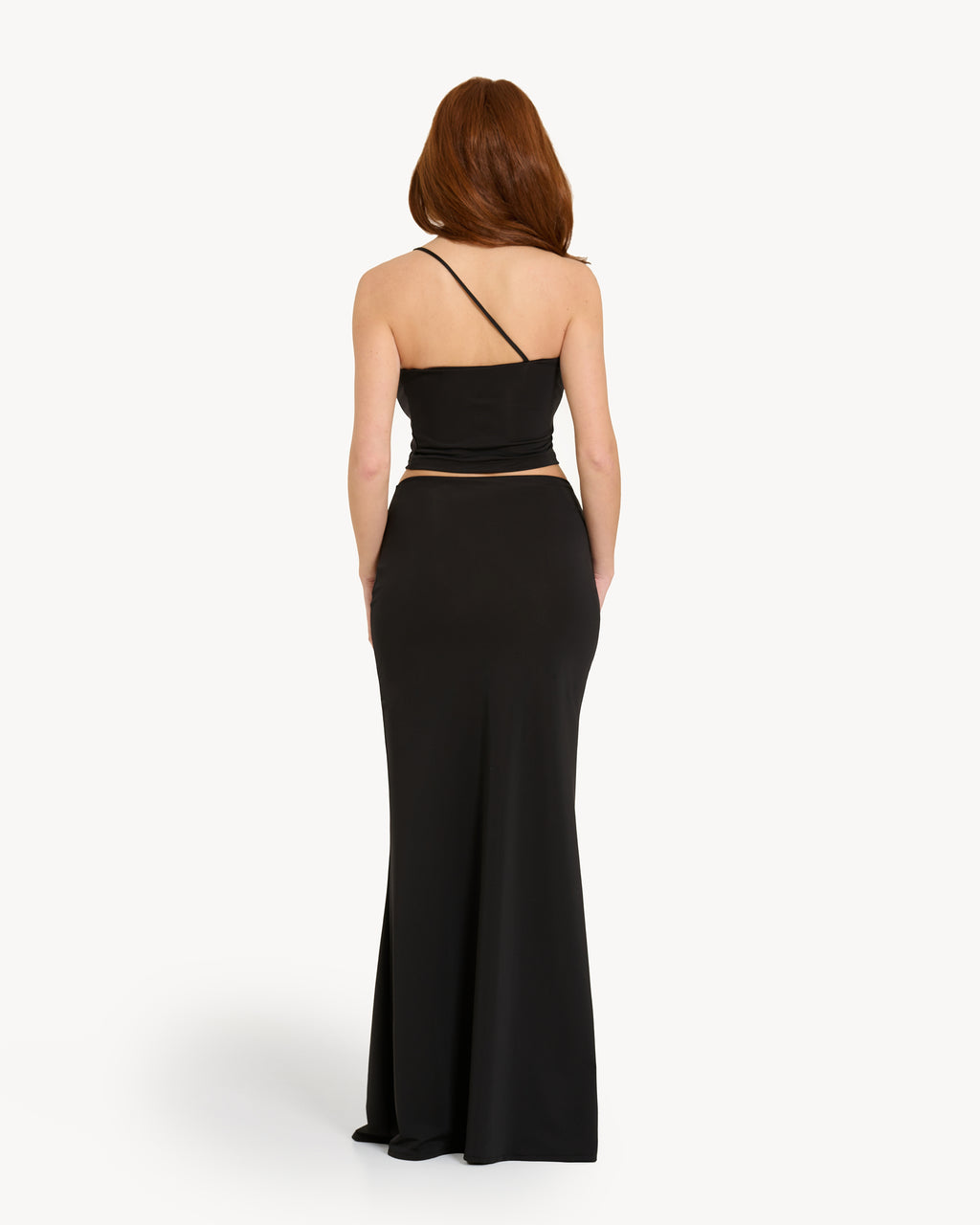 The One-Shoulder Lyrelle Set - Black