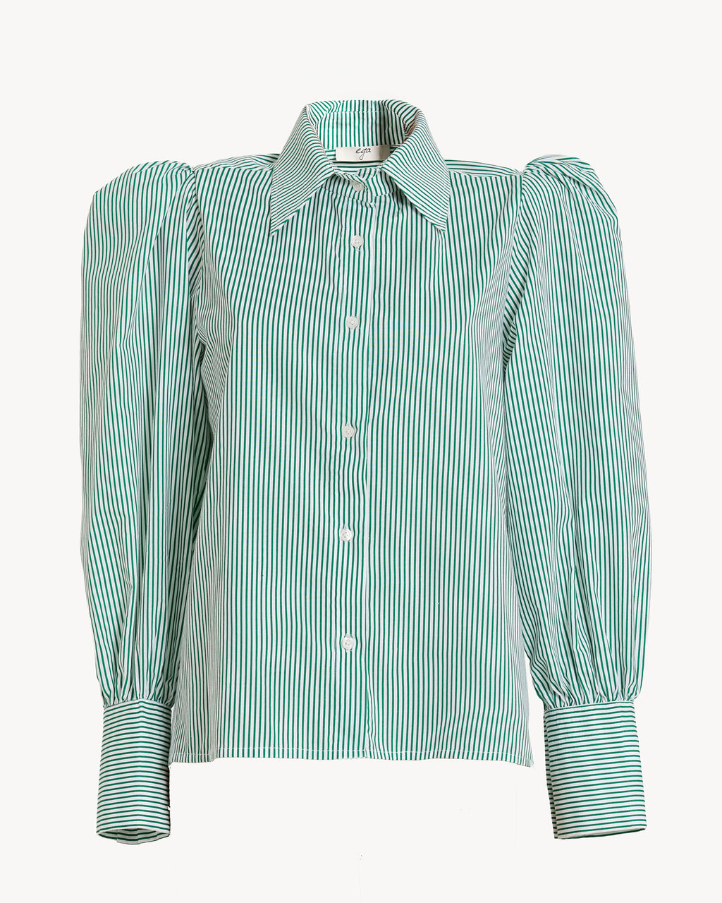 The Classic Shirt - Green Stripe