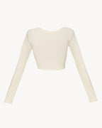 The Long-Sleeve Lyrelle Set - White