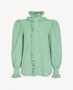 The Volants Shirt – Green Stripe